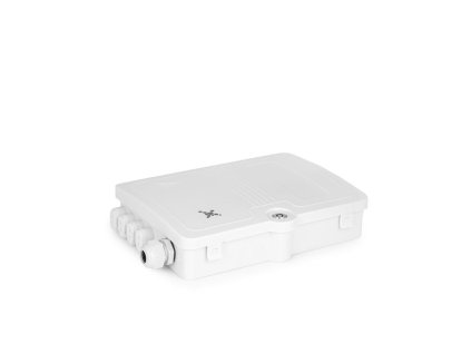 opticky box ip44 vykl kazeta 8 sv 8xsc simplex lc duplex zamek 165x220x80mm