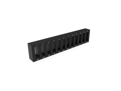celo 12 sc duplex lc quadplex pro plastovy opticky patchpanel vanu mp2pp 1u