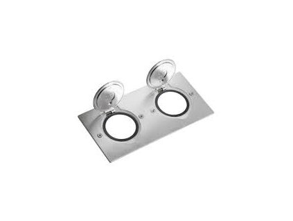 PLATINUM podlahová krabice IP44, 2x2modulová nerez čtvercová LEGRAND 089702