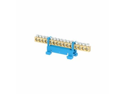 Mostík N 15 (svorkovnica 15x16mm²) IP00 modrý 63A na DIN ELEMAN 1000008 - spoľahlivé riešenie pre elektrické inštalácie