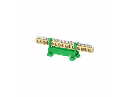 Stavbári a elektrikári, pozor! PE 15 svorkovnica teraz na sklade - 63A, zelená, DIN lišta, za bezkonkurenčnú cenu!
