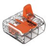 Páčková spojovací svorka WAGO 221-613, 3x 0,5–6 mm² (CYA) – Spolehlivé a rychlé propojení vodičů pro elektroinstalace