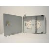opticky box nastenny neosazeny pro 12 x sc adapteru uzamykatelny 235x185x42 mm