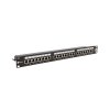 wirex 19 patch panel cat5e stp 24xrj45 1u s vyvazovaci listou