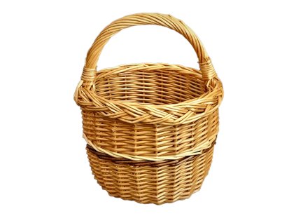 100029 kosik na houby pr 20x28cm lakovany