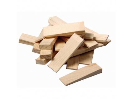 Klínek montážní dřev. 65x18x12-1mm (20ks)