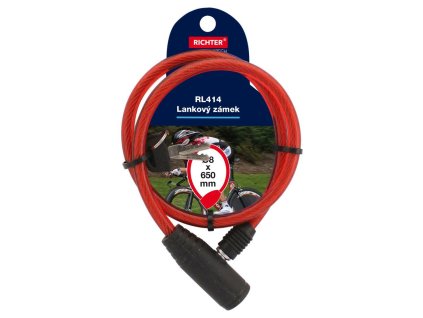 101727 zamek lankovy 8x 650mm 2 kl crv richter