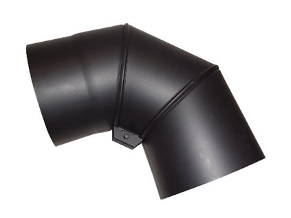 101940 koleno kourove otocne 150mm 90st t 1 5mm cer