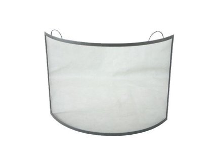 102141 zastena krbova 66x66cm ocel cer