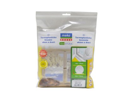 102282 tesneni ok a dver termoplast evo 7 5mm tra 6 5m mako