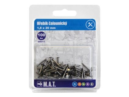 103074 hrebik calounicky 20x1 8mm 100ks