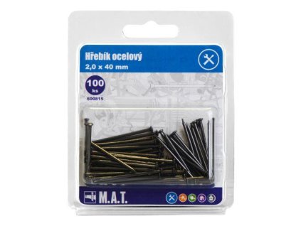 103191 hrebik ocelovy 40x2 0mm 100ks