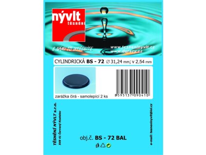 103650 doraz samolep cylindr pr 31 2x2 5mm tra bs 72 2ks
