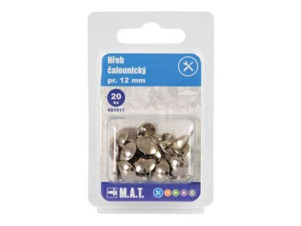 103677 hrebik calounicky pr 12mm ni 20ks