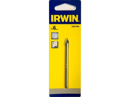 106749 vrtak do dlazby a skla 6mm irwin