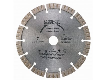 110700 l00114 diamantovy kotouc segmentovy 180 x 22 23 x 12mm lst