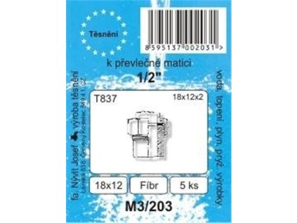 18026 sada ploche tesneni fibr 1 2 18 x 12 x 2 mm m3 203