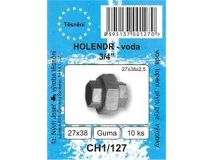 18152 sada tesneni ploche guma holendr 3 4 27 x 38 x 2 mm ch1 127