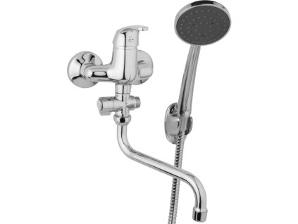 31158 nastenna umyvadlova a sprchova baterie slim roztec 100 mm otocny prepinac s prislusenstvim trubkove raminko 300 mm