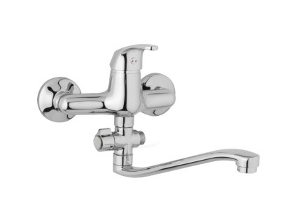 31173 nastenna umyvadlova a sprchova baterie slim roztec 150 mm otocny prepinac bez prislusenstvi s raminko 300 mm