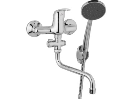31188 nastenna umyvadlova a sprchova baterie slim roztec 150 mm otocny prepinac s prislusenstvim trubkove raminko 200 mm