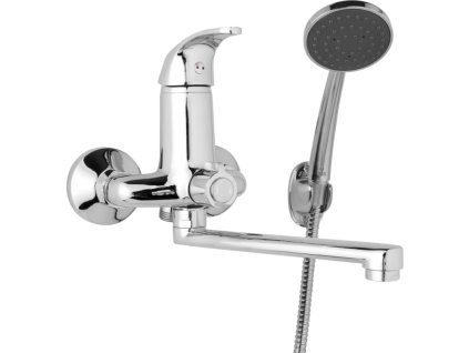 31794 nastenna umyvadlova a sprchova baterie slim roztec 100 mm otocny prepinac v tele s prislusenstvim raminko 300 mm