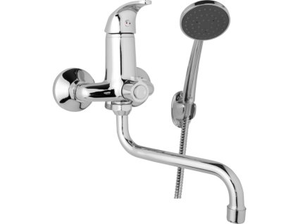 31803 nastenna umyvadlova a sprchova baterie slim roztec 100 mm otocny prepinac v tele s prislusenstvim trubkove raminko 200 mm