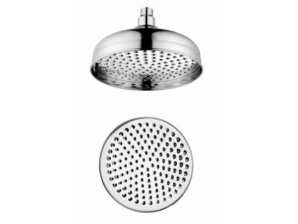 34038 retro hlavova sprcha prumer 208mm chrom