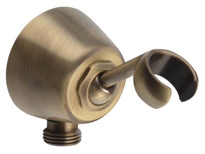 34248 drzak sprchy otocny s vyustenim bronz