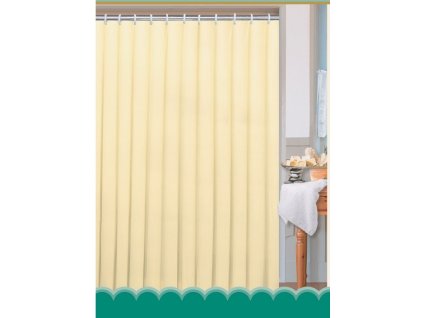 34494 sprchovy zaves 180x180cm vinyl bezova