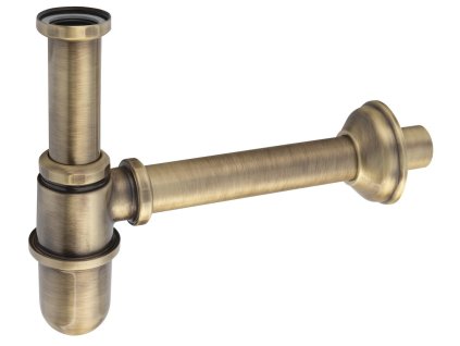 34533 retro umyvadlovy sifon 5 4 odpad 32 mm bronz