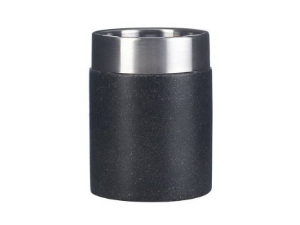 35034 stone sklenka na postaveni cerna