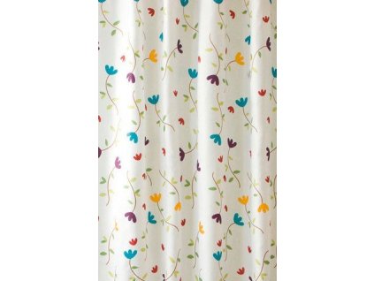 35580 sprchovy zaves 180x200cm polyester kvetovany