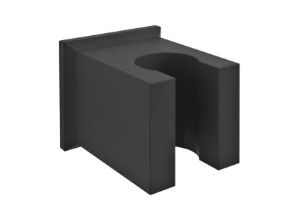35766 drzak sprchy hranaty pevny cerna mat