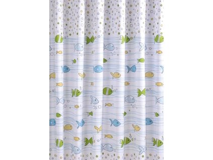 36117 sprchovy zaves 180x180cm vinyl ryby