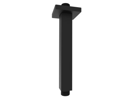 37581 sprchove stropni raminko hranate 200mm cerna mat