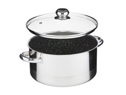 41767 1 hrnec cerammax pro standard s poklici prumer 26cm objem 6 5l keramicky povrch cerny granit