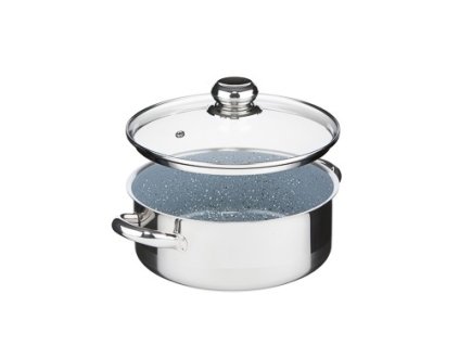 42903 rendlik cerammax pro standard s poklici prumer 22cm objem 3 0l keramicky povrch sedy granit