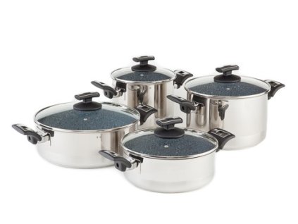 43032 sada nadobi cerammax pro comfort 8 dilu keramicky povrch sedy granit
