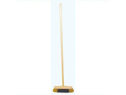 45497 smetak 28cm drev nelak s holi 120cm