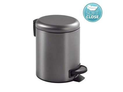 POTTY odpadkový koš 3l, Soft Close, gun metal