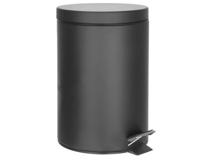 SIMPLE LINE odpadkový koš kulatý 3l, černá mat