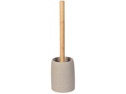 RIKO WC štětka na postavení, béžová/bambus