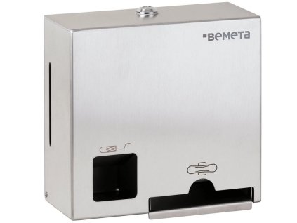 Bemeta zásobník na tampony a vložky 101403275, broušený nerez