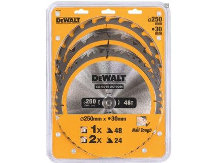 Dewalt DT1963 SADA KOTOUČŮ 250X30 3KS