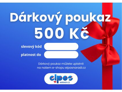 e darkovy poukaz 500Kč