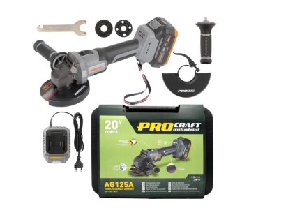 Procraft Aku úhlová brusk Industrial AG125A