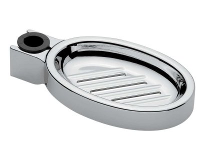 Sagittarius mýdelníček ke sprchové tyči o průměru 18 a 25 mm, plast - chrom