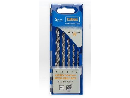 NAREX 65405599 SADA VRTÁKŮ DO KOVU 5 KS
