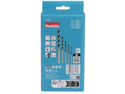 Makita E-25426, 5-dílná sada vrtáků